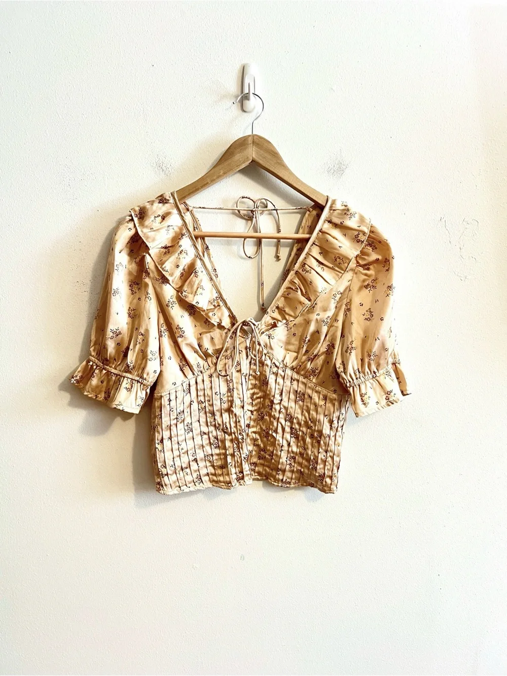 Free People Isabella Silky Blouse